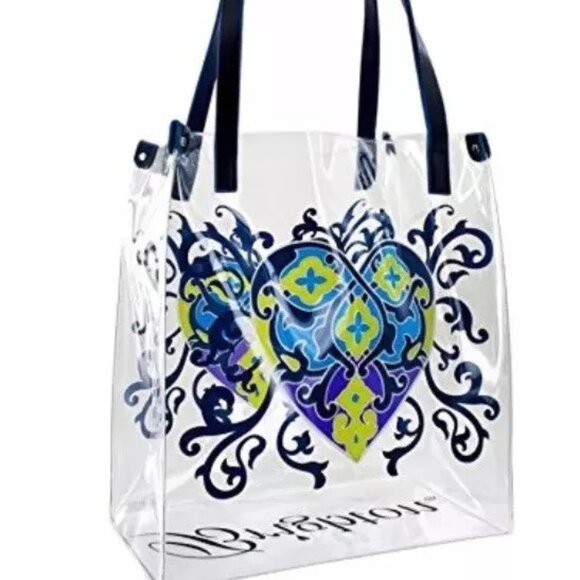 Brighton Handbags - NWT BRIGHTON w/ COA Summer Heart PVC Tote Bag